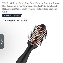 Hair Dryer Brush with Titanium Barrel – Brand New Cepillo Secador de Pelo con Barril de Titanio – Nuevo