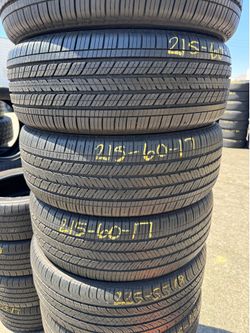 215/60/17 used set