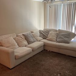 White Sectional 