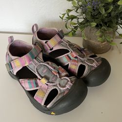 KEEN Sandals Kids Size 1 Rainbow Pink  Venice H2 Hiking Water Juniors Girls Shoe
