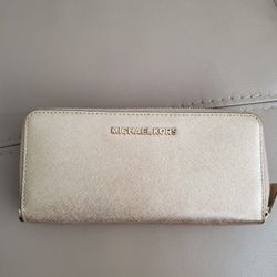 Michael Kors Metallic Gold Wallet