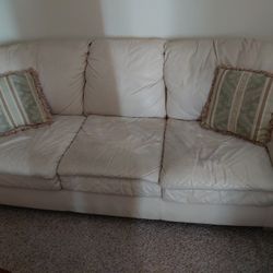 🪑 Furniture Sale- Suede Recliners - White Leather Couch - Must Go! $400 Obo