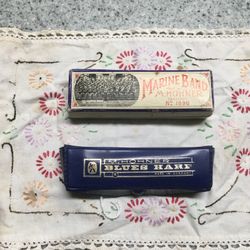 2 Vintage M. Hohner  Harmonica 