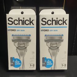 Schick Hydro Razor For Dry Skin (New) 