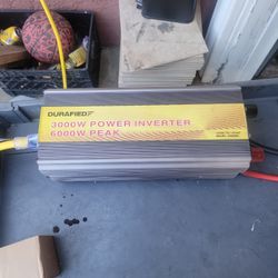 3000 Watts RUNNING AC Inverter And 12v Battery