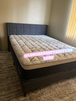 New bed frame and mattress  Queen size
