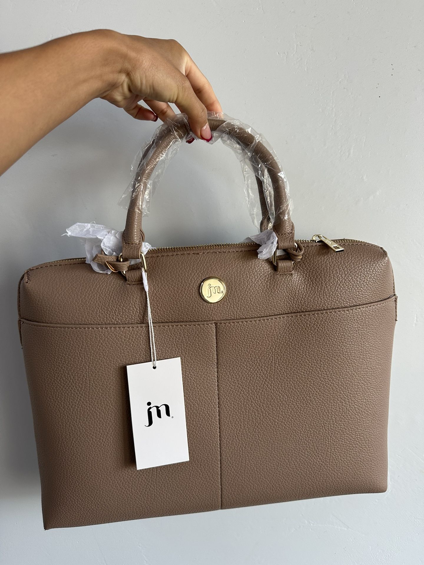 Jessica Moore Brown Tote/laptop Bag