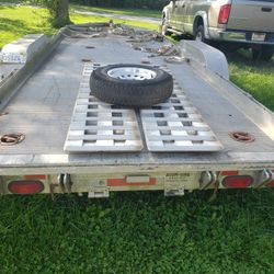 20' Aluminum Flatbed Car/equipment Trailer. 