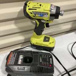 Ryobi Brushless Impact Drill, Battery And Charger