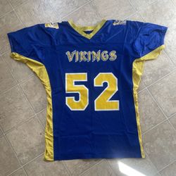 Vintage Vikings Football Jersey #52