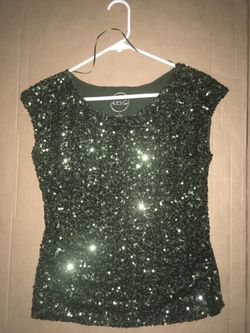 Inc size S sequin sleeveless top