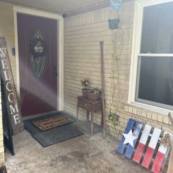 Texas flag porch decor Handmade