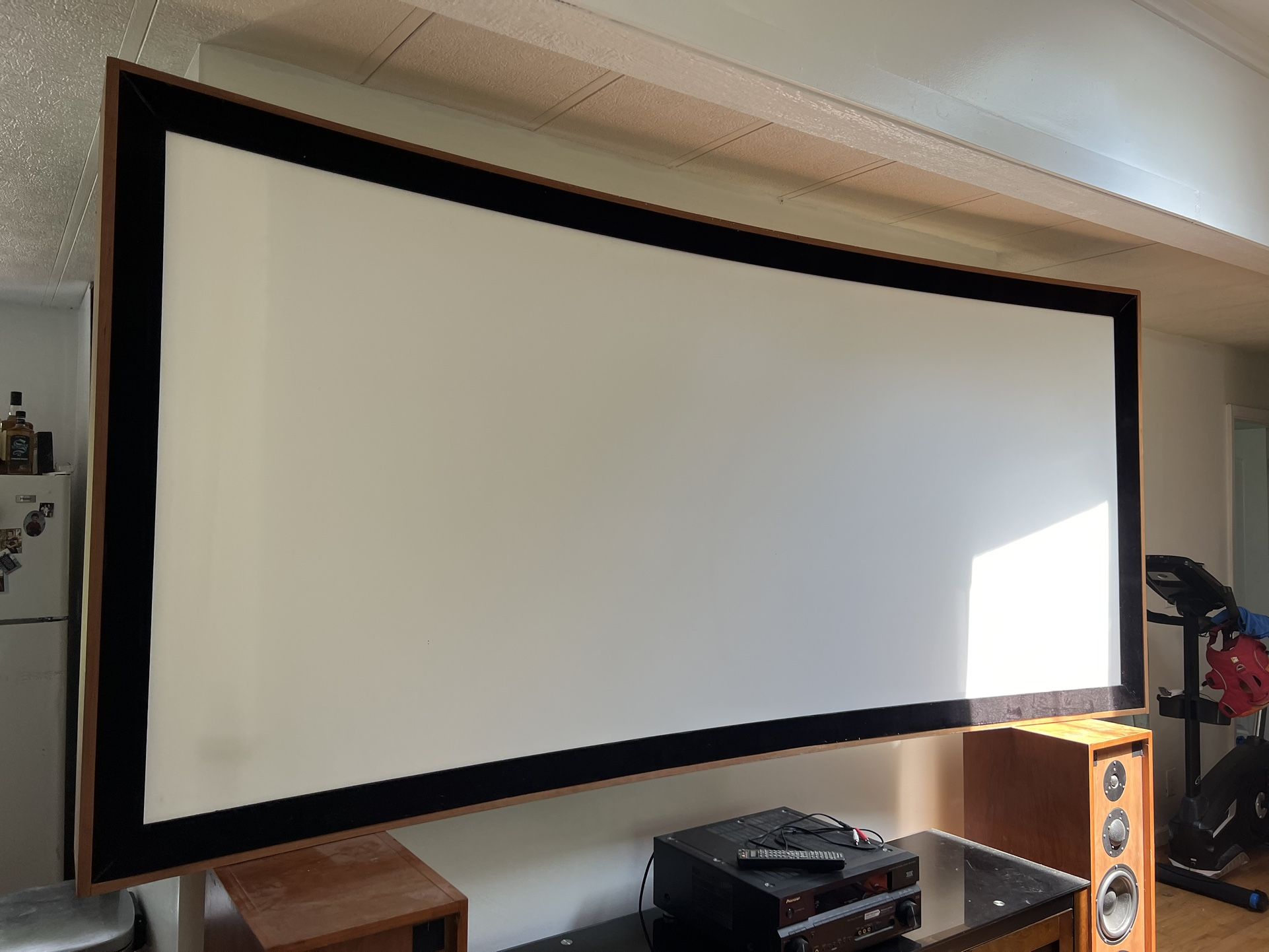 10foot Curved Framed Projector Screen