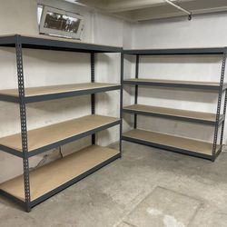 Garage Shelving 72 in W x 24 in D Boltless Storage Shelves Stronger than Home Depot & Lowes Racks Delivery & Assembly Available