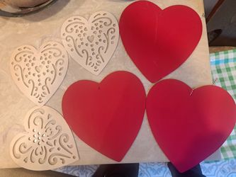 Wooden Craft Hearts