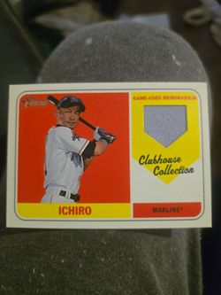2018 Topps Heritage Clubhouse Collection Ichiro Patch