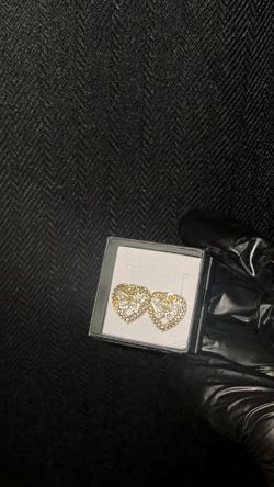 butterfly rolex heart studs