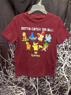 Men’s Small Pokemon Red Short Sleeve Tee
