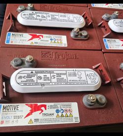 Of the group-6volt of 225AH of the brand trojan new battery, warranty of 1 year