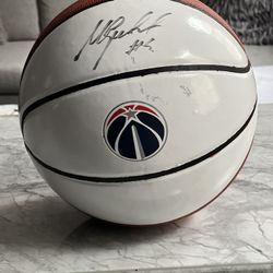 Marcin Gortat Autographed Official Washington Wizards NBA Basketball