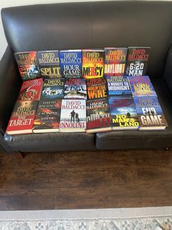 Collection of 18 Hardcover Novels by David Baldacci