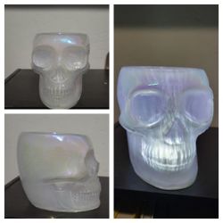 Bath And Body Works Light Up Skull Candle Holder
