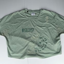 Teal Gymshark Crop Top