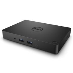Dell WD15 Monitor Dock 4K with 180W Adapter, USB-C, (450-AEUO, 7FJ4J, 4W2HW),Black,Dual Display