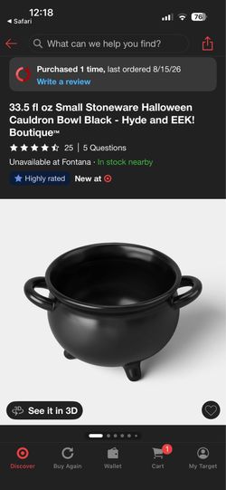 Cauldron bowls