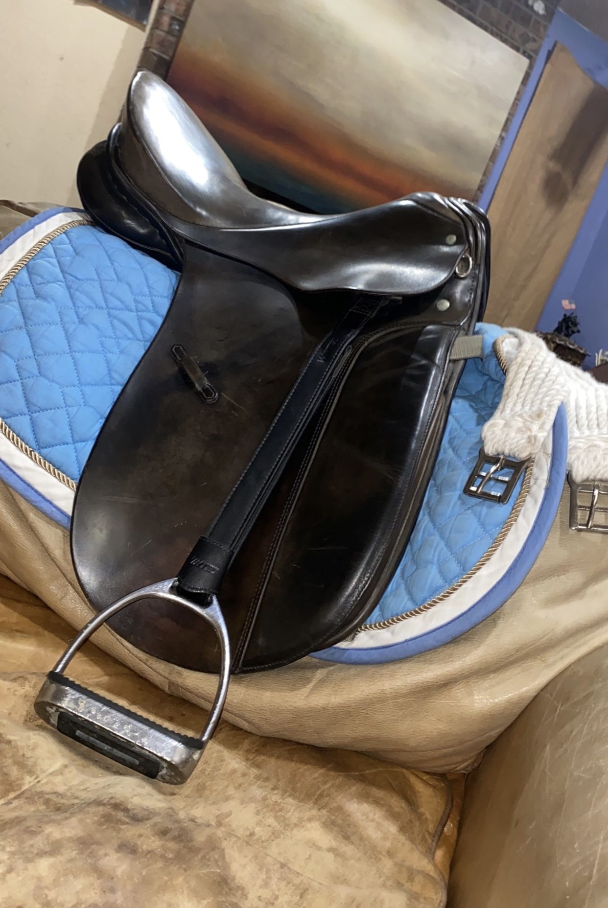 Hopfner Dressage Saddle Pad And Girth