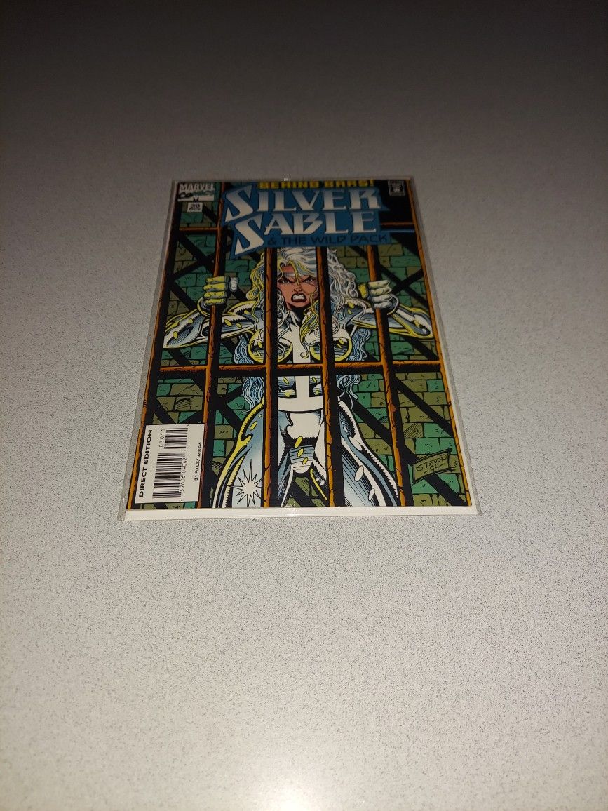 1994 SILVER SABLE & THE WILD PACK COMIC BAGGED AND BOARDED