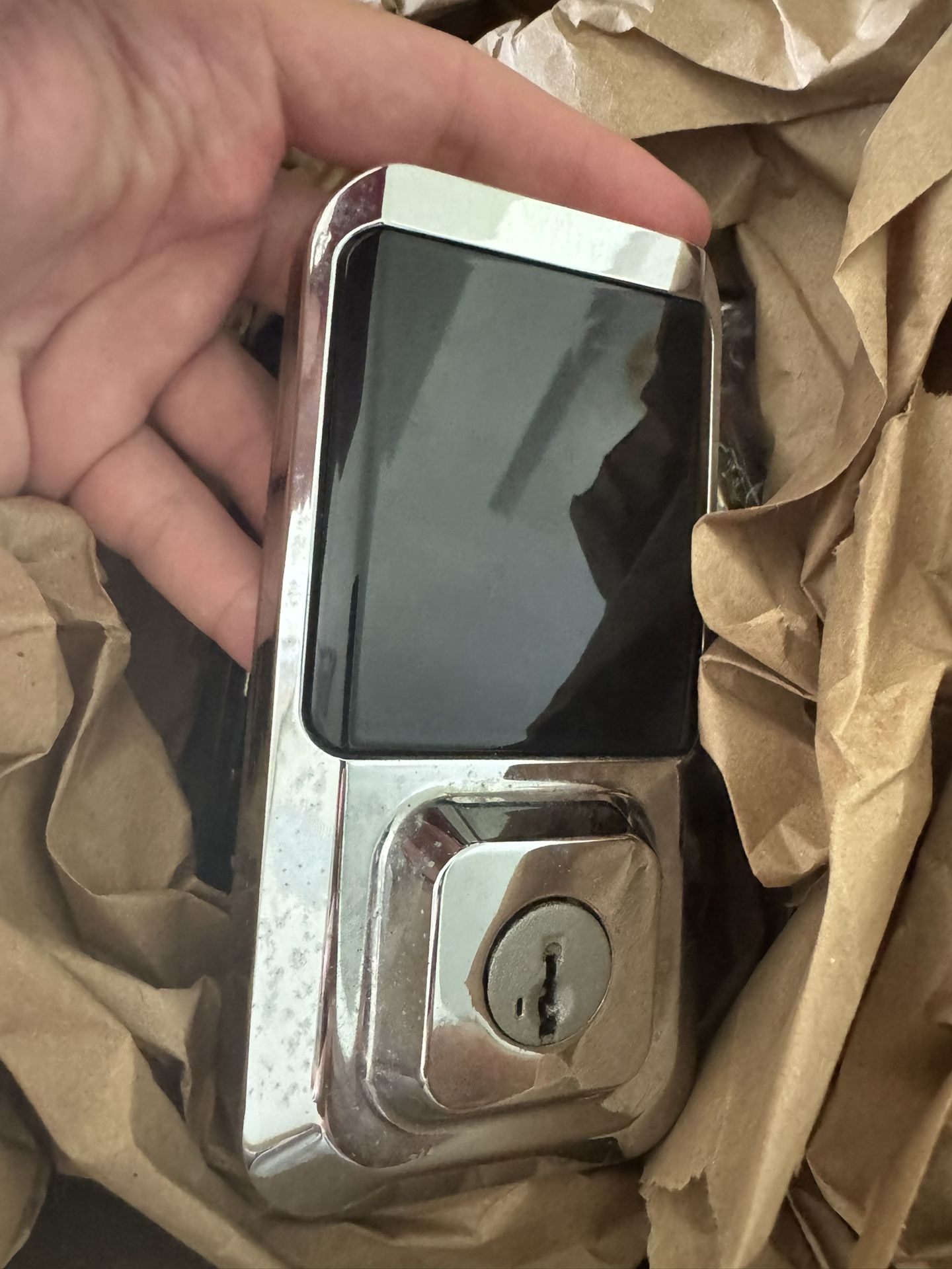 Two Silver Kwikset HALO Smart Lock