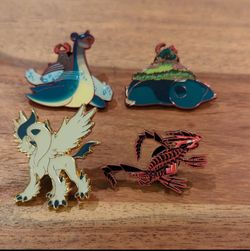 Pokémon Enamel Pin Set of 4