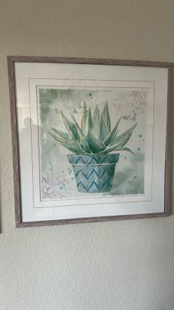 Cactus Art 25”x25”