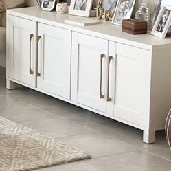 White Tv Console Table 68”