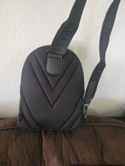 Men's Black Crossbody Bag 