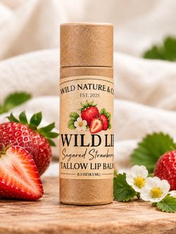 Strawberry Tallow Lip Balm