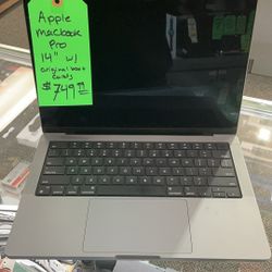 Apple MacBook Pro 14 inch with original box and chords reset and ready to go