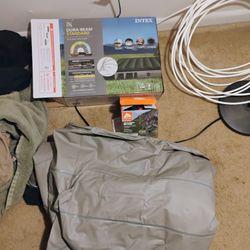 Queen Air Mattress Whit Battery Air Pump 