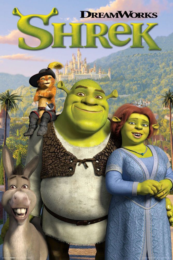 Shrek Family Wall Poster