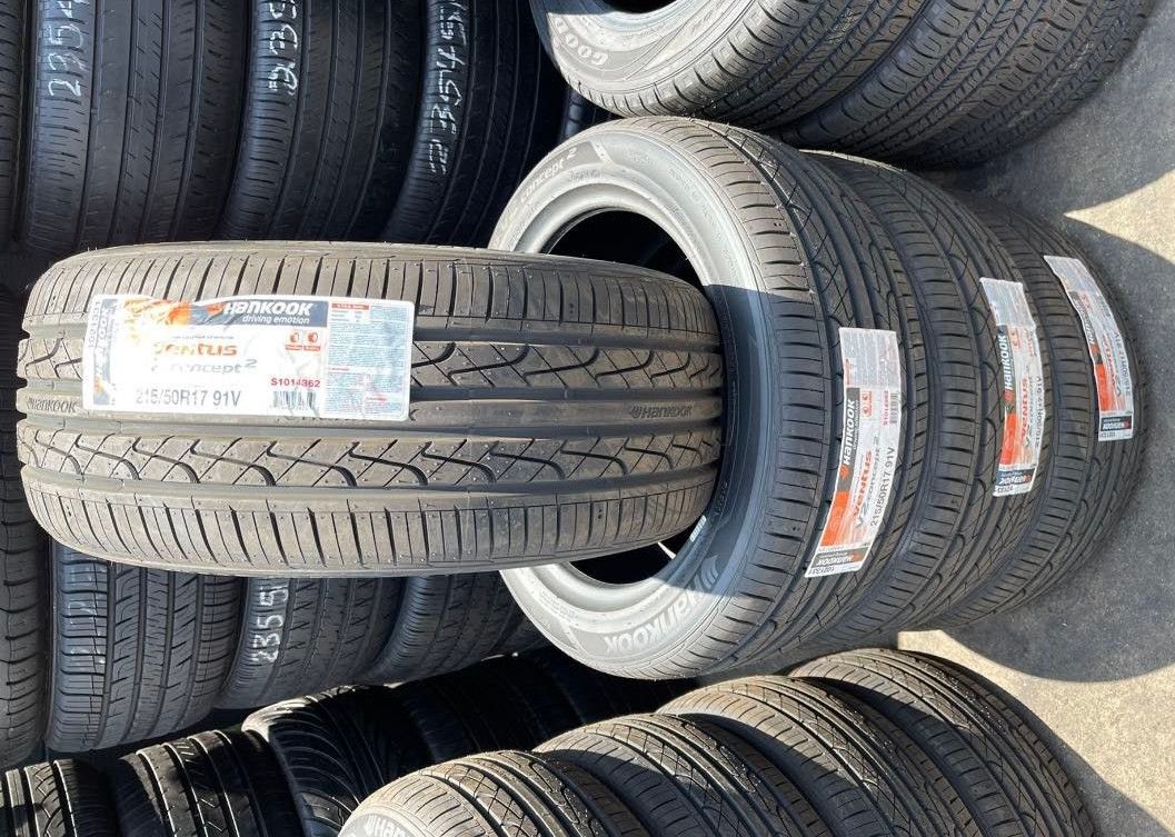 215/50r17 Hankook New Tires Installed and Balanced