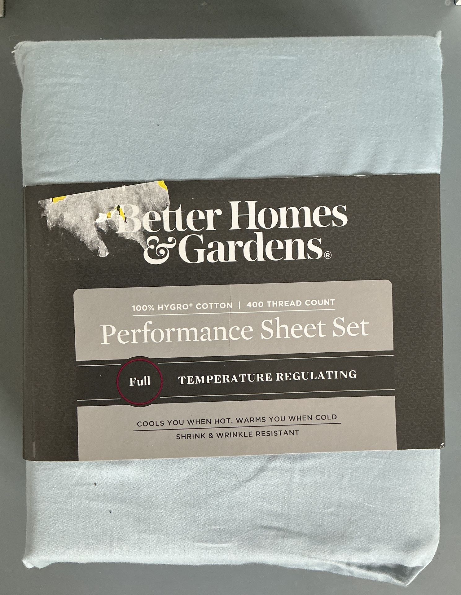 Better Homes & Gardens Performance Sheet Set - FULL 100% Hygro cotton