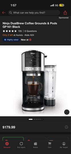Ninja Dual Brew Hot and Iced Coffee Maker