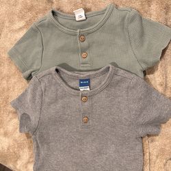 Ribbed onesies from Old Navy - 18/24 months