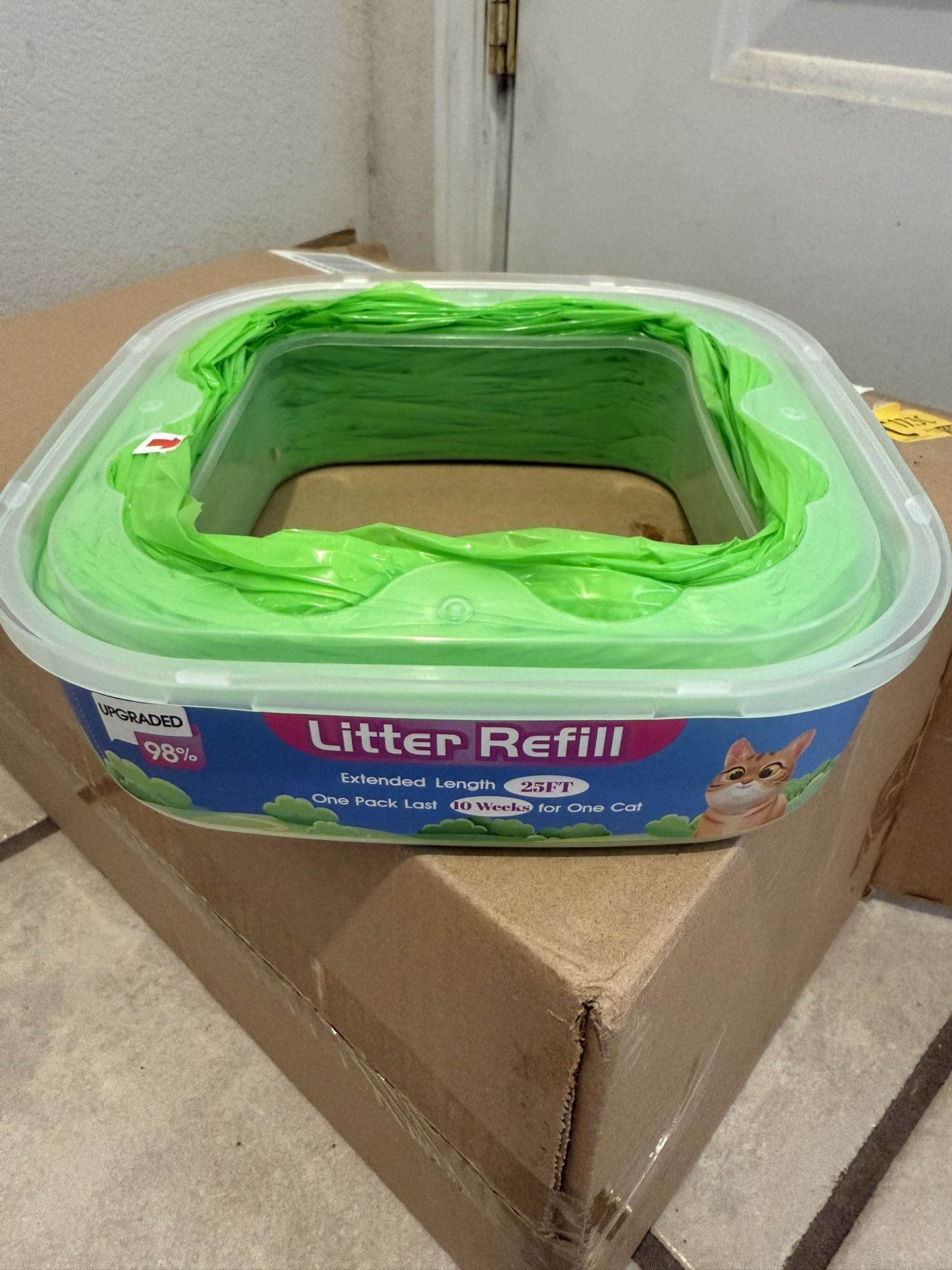 Cat Litter Refills, Compatible with Your Litter Refill Cartridge (Standard/Plus/XL), 7 Count
