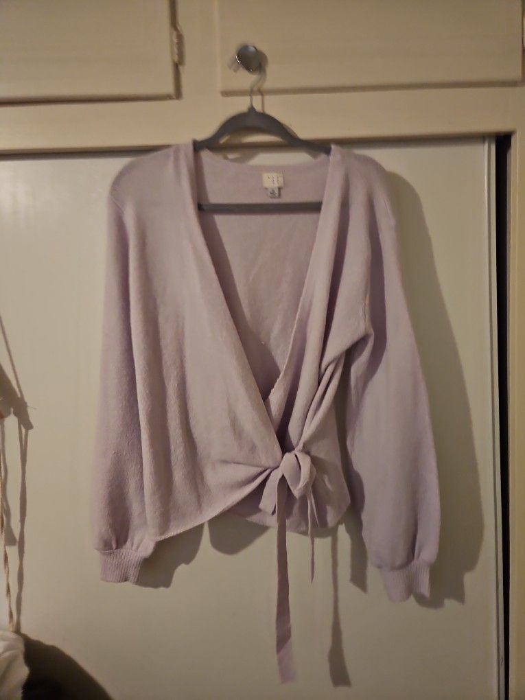 Knit Cardigan/ Like Blouse (Sweater)