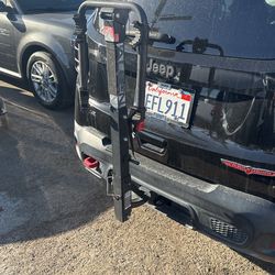 bike rack for rear tow package