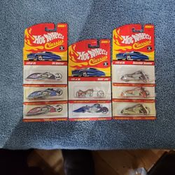 Vintage Lot Of 8 Hot Wheels Classics 1 2 Motorcycles for Sale in