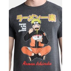 RAMEN IS THE BEST PLEASURE | NARUTO LARGE MENS GRAPHIC COTTON TEE | NEW W/TAGS