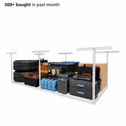 FLEXIMOUNTS 4x8 Overhead Garage Storage Rack